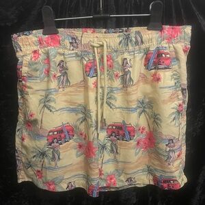 Hula Girl Swim Trunks